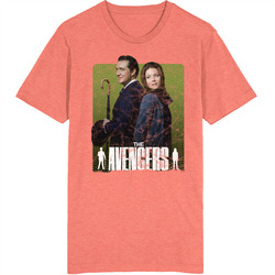 The Avengers 60s Tv Series Show Worn Look Vintage Unisex Classic Television TV Show T Shirt