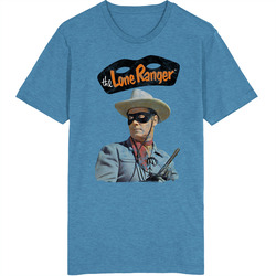 The Lone Ranger 60s Tv Series Show Worn Look Vintage Unisex Classic Television TV Show T Shirt