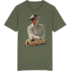 Cheyenne Retro 50s Tv Show Poster Vintage Unisex Classic Television TV Show T Shirt