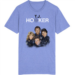 T.j. Hooker 80s Tv Series Show Worn Look Vintage Unisex Classic Television TV Show T Shirt