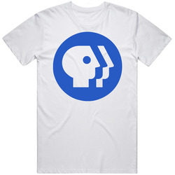 Pbs Network Head Logo Retro Tv Station Classic Television TV Show T Shirt