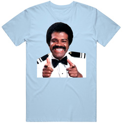 Isaac The Love Boat Tv Show Funny Light Blue Classic Television T Shirt