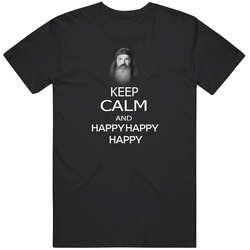 Keep Calm And Happy Classic Television T Shirt