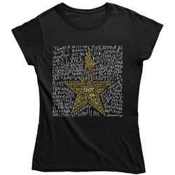 Hamil Shot   Logo Classic Television Ladies T Shirt