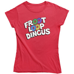 Big Brother Fruit Loop Dingus  Fitted Classic Television Ladies T Shirt