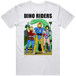 Dino Riders 80s Cartoon Classic Television T Shirt