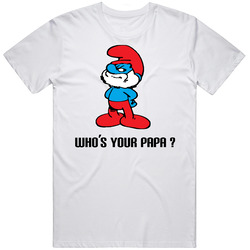 Papa Smurf Retro Smurf Cartoon Classic Television T Shirt