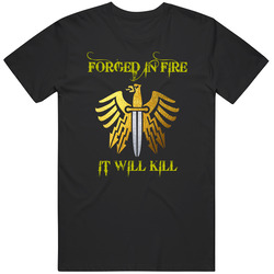 Forged In Fire Doug Marcaida It Will Kill Tv Reality Series  Top Classic Television T Shirt