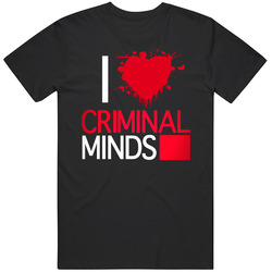 I Love Heart Criminal Minds Classic Television T Shirt