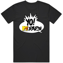 Mtv Yo Raps Black Classic Television T Shirt