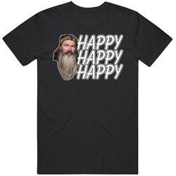 Duck Dynasty Happy Black Classic Television T Shirt