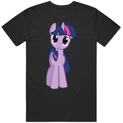 My Little Pony: Friendship Is Magic Twilight Sparkle  Black Classic Television T Shirt
