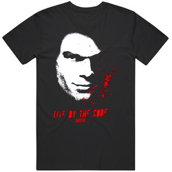 Live By The Code Dexter Classic Television T Shirt
