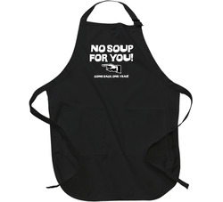 No Soup For You! Classic Television Apron