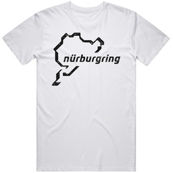Nurburgring Automobile Car Truck Motorcycle Auto Parts Cool Distressed Style Brand Logo Emblem Unisex Cotton Tee Classic T Shirt