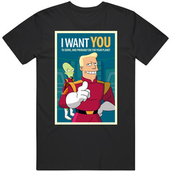 Zapp Brannigan Futurama  Tee Unisex Cotton Tee Classic T Shirt