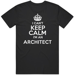 I Cant Keep Calm Im An Architect Occupations Unisex Cotton Tee Classic T Shirt