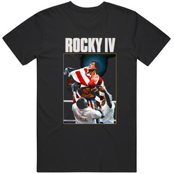Rocky Iv, T-shirt, Sylvester Stallone, Ivan Drago, Cold War, Boxing, Rambo, Movie Unisex Cotton Tee Classic T Shirt