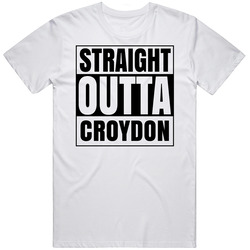 Straight Outta Croydon Pennsylvania City Compton Parody Unisex Cotton Tee Classic T Shirt