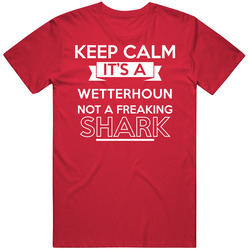 Wetterhoun Keep Calm It's A Dog Not A Shark Funny Pet Dog Breed Unisex Unisex Cotton Tee Classic T Shirt