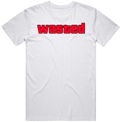 Wasted Grand Theft Auto Video Game Enthusiast Unisex Cotton Tee Classic T Shirt