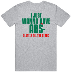 I Want Absolutely All The Ciroc Funny Christmas Workout Gym Unisex Cotton Tee Classic T Shirt