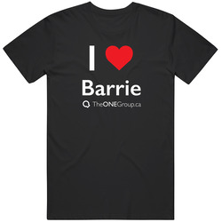 I Love Barrie Unisex Cotton Tee Classic T Shirt