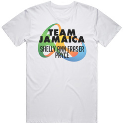 Shelly Ann Fraser Pryce Jamaica Rio Olympics 2016 Logo Unisex Cotton Tee Classic T Shirt