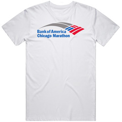 Bank Of America Chicago Marathon Logo Pig In Unisex Cotton Tee Classic T Shirt