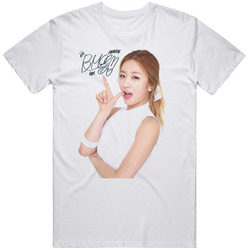 Apink Bomi Printed Sign Graphic T- Tee Kpop Unisex Cotton Tee Classic T Shirt