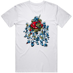 Smurf Zombie Horde T Shirt Gargamel Smurfette Tv New White Unisex Cotton Tee Classic T Shirt