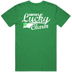 Dwyer Lucky Charm Irish St Patricks Day Shamrock Custom Name Unisex Cotton Tee Classic T Shirt