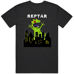 Reptar Mens Womens T-Shirt Funny Cotton Adult Tee Sizes S-2XL Unisex Rugrats Top Unisex Cotton Tee Classic T Shirt