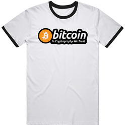 Bitcoin Btc Cryptocurrency Mining Ringer Unisex Cotton Tee Classic T Shirt