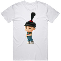 Agnes Despicable Me White Unisex Cotton Tee Classic T Shirt