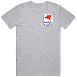 Mobilgas Oil Small Emblem Unisex Cotton Tee Classic T Shirt