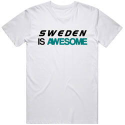 Sweden Is Awesome Countries Unisex Cotton Tee Classic T Shirt