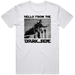 Hello From The Dark Side Funny Unisex Cotton Tee Classic T Shirt