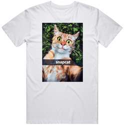 Cat Selfie Social Media Funny Kitten Unisex Cotton Tee Classic T Shirt