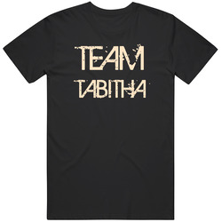 Team Sports Last First Name Tabitha Unisex Cotton Tee Classic T Shirt