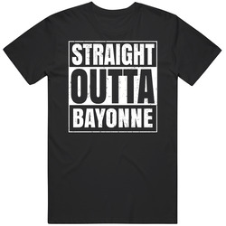 Straight Outta Bayonne New Jersey City Pride Parody Unisex Cotton Tee Classic T Shirt