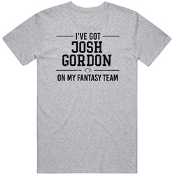 Josh Gordon On My Fantasy Football Team Cleveland Player Fan Unisex Cotton Tee Classic T Shirt