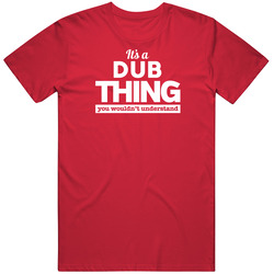 dub thing (red) Unisex Cotton Tee Classic T Shirt