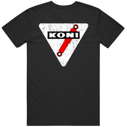 Koni Automobile Car Truck Motorcycle Auto Parts Cool Distressed Style Brand Logo Emblem Unisex Cotton Tee Classic T Shirt