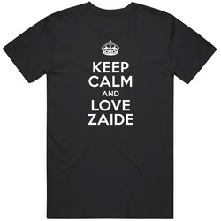 Zaide Keep Calm And Love Parody Custom Name Unisex Cotton Tee Classic T Shirt