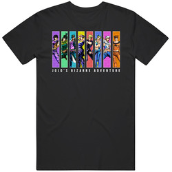Jojo's Bizarre Adventure Character 1 Unisex Cotton Tee Classic T Shirt