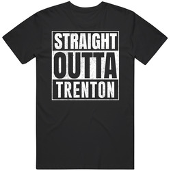 Straight Outta Trenton South Carolina City Grunge Parody Cool Unisex Cotton Tee Classic T Shirt