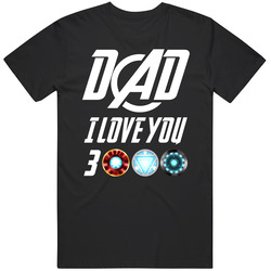 Dad I Love You 3000 Unisex Cotton Tee Classic T Shirt