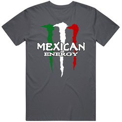 Mexican Energy 1 Charcoal Unisex Cotton Tee Classic T Shirt