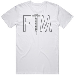 Ftm - White Unisex Cotton Tee Classic T Shirt